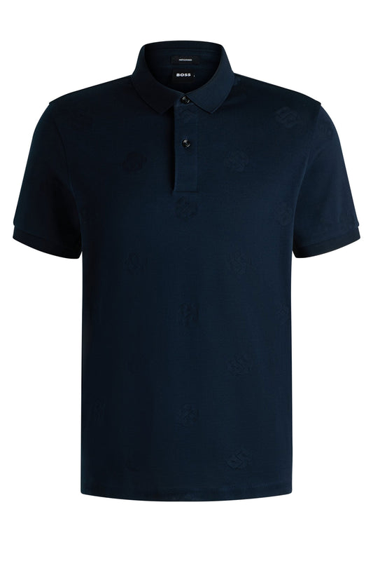 Polo Boss C-prout 109 bleu foncé