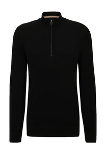 Boss E-brando-p Half Zip Knitwear Black Boss Black