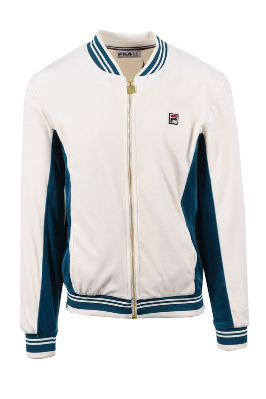 Fila Vintage Miguel Track Jacket Gardenia/Deep Lagoon