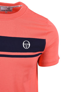 Sergio Tacchini Master T-shirt Pink/Navy Sergio Tacchini
