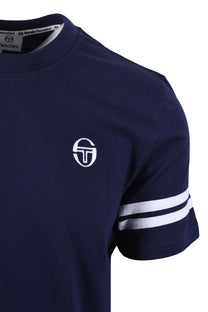 Sergio Tacchini Grello Crew Neck T-shirt Navy Sergio Tacchini