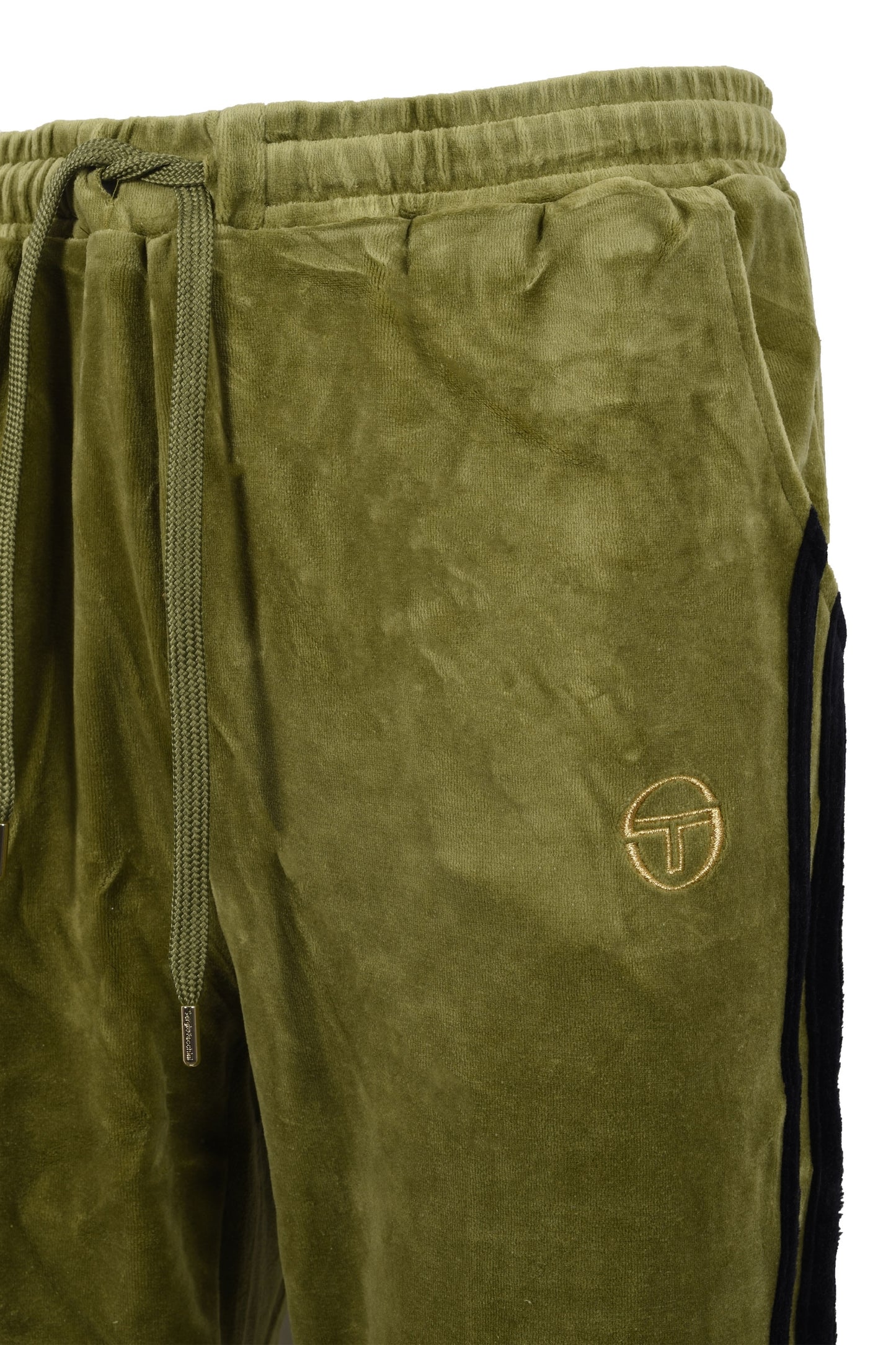 Sergio Tacchini Damarindo Velour Track Pant Green/Navy