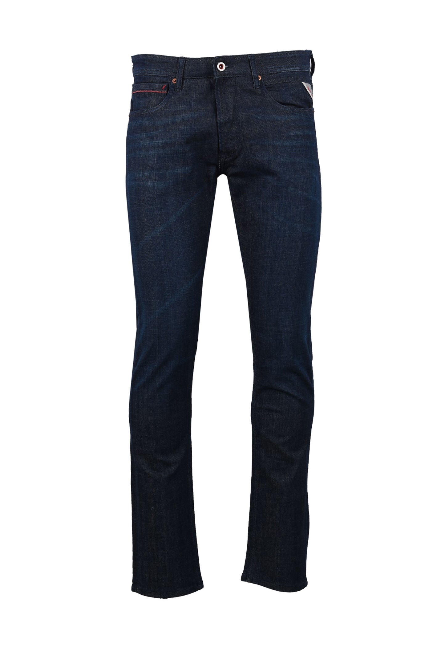 Jeans Replay Grover a gamba dritta in denim scuro