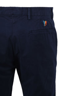 Paul Smith Mid Fit Zebra Logo Chinos Navy Paul Smith