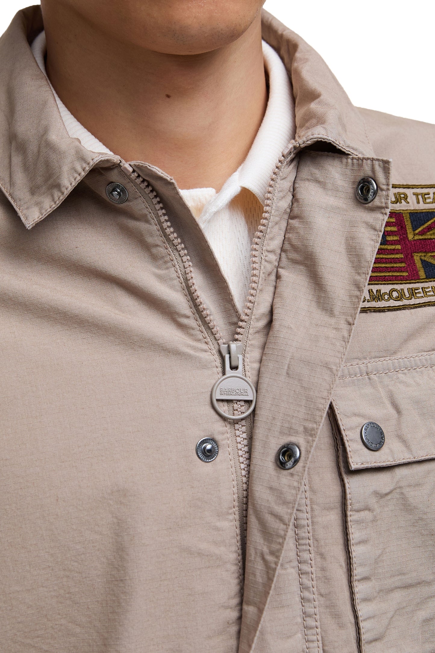 Barbour International Workers Casual Jacket Timberwolf