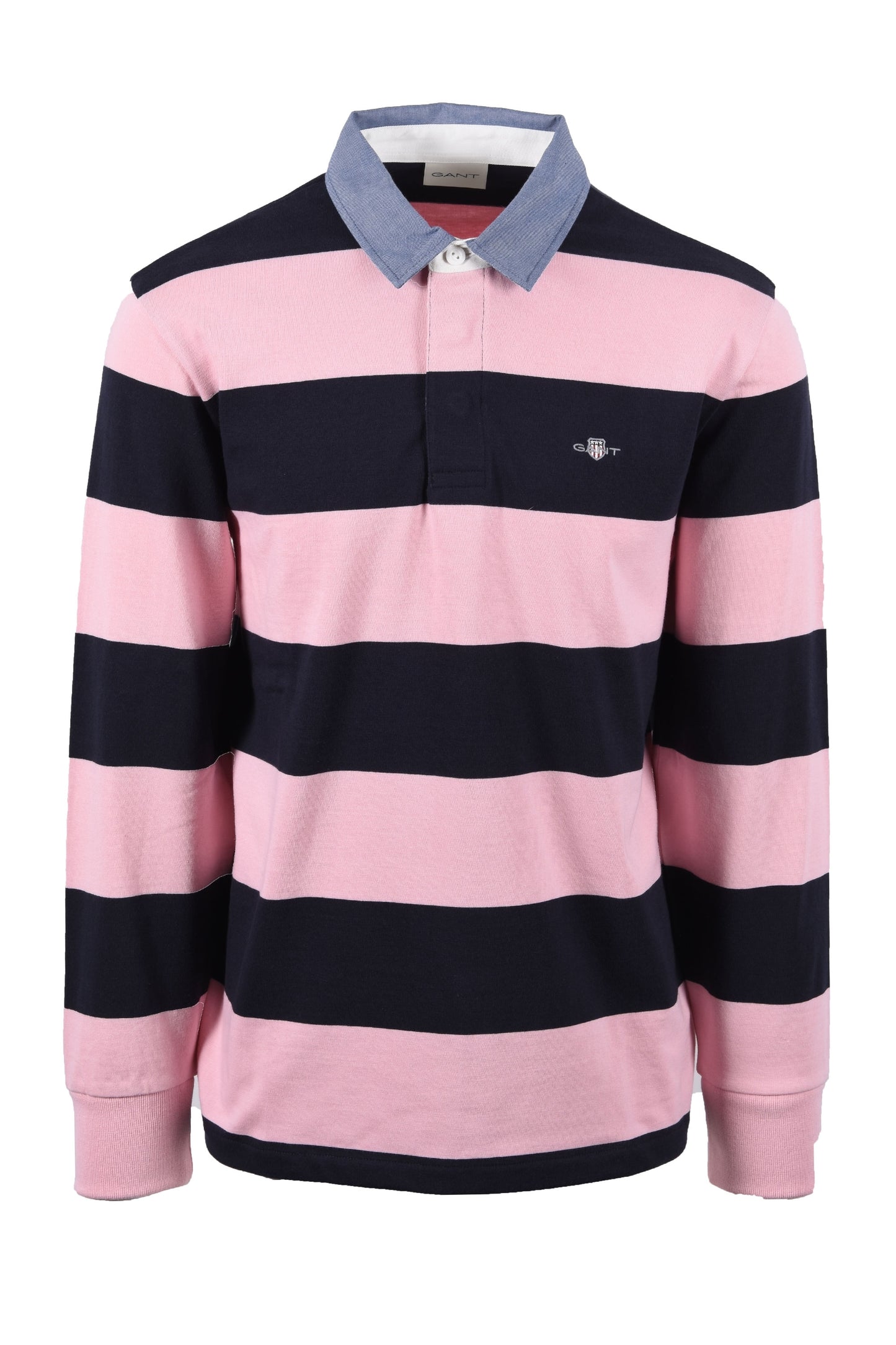 Gant Reg Chambray Stripe Heavy Rugger California Pink