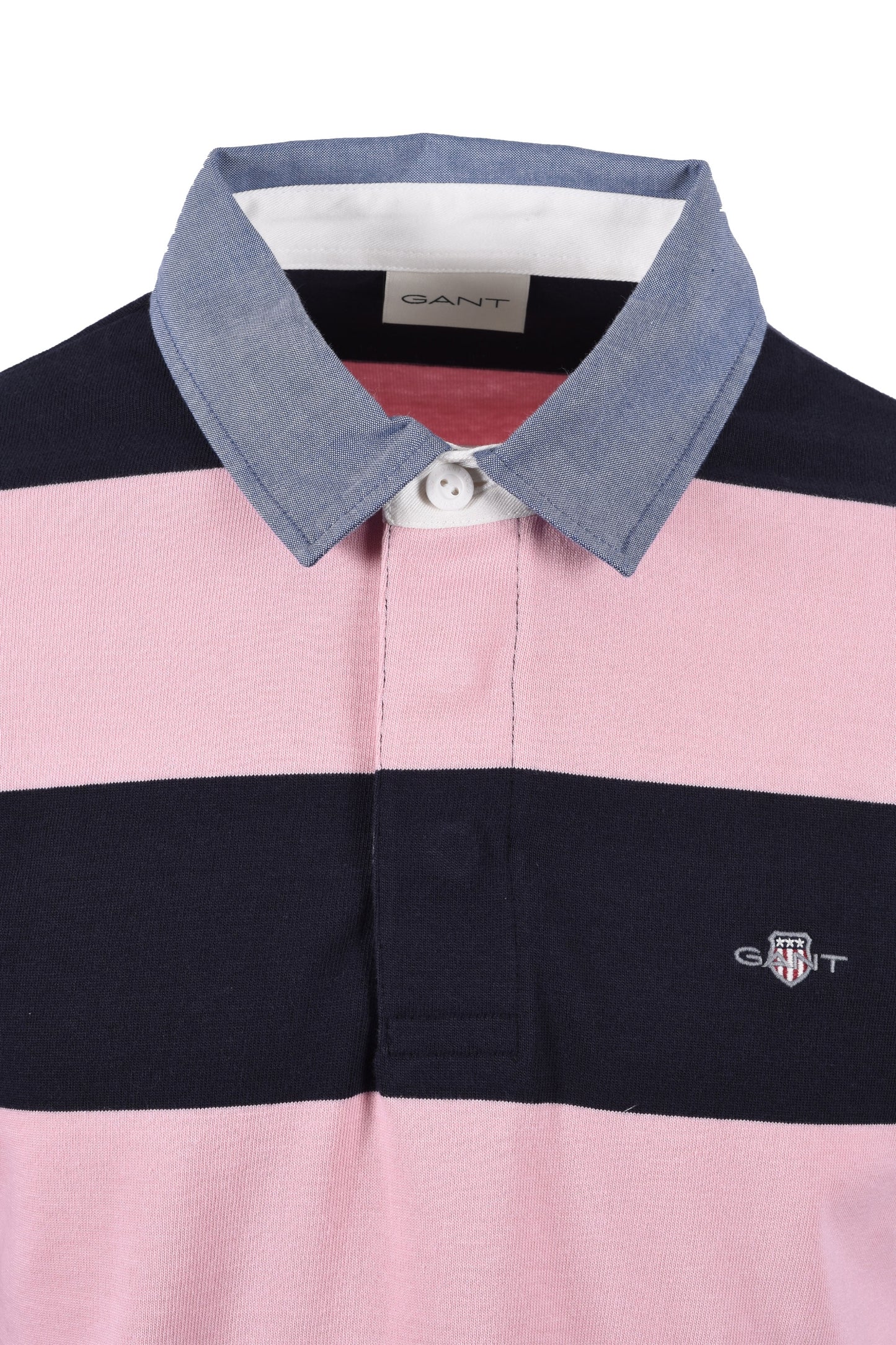 Gant Reg Chambray Stripe Heavy Rugger California Pink