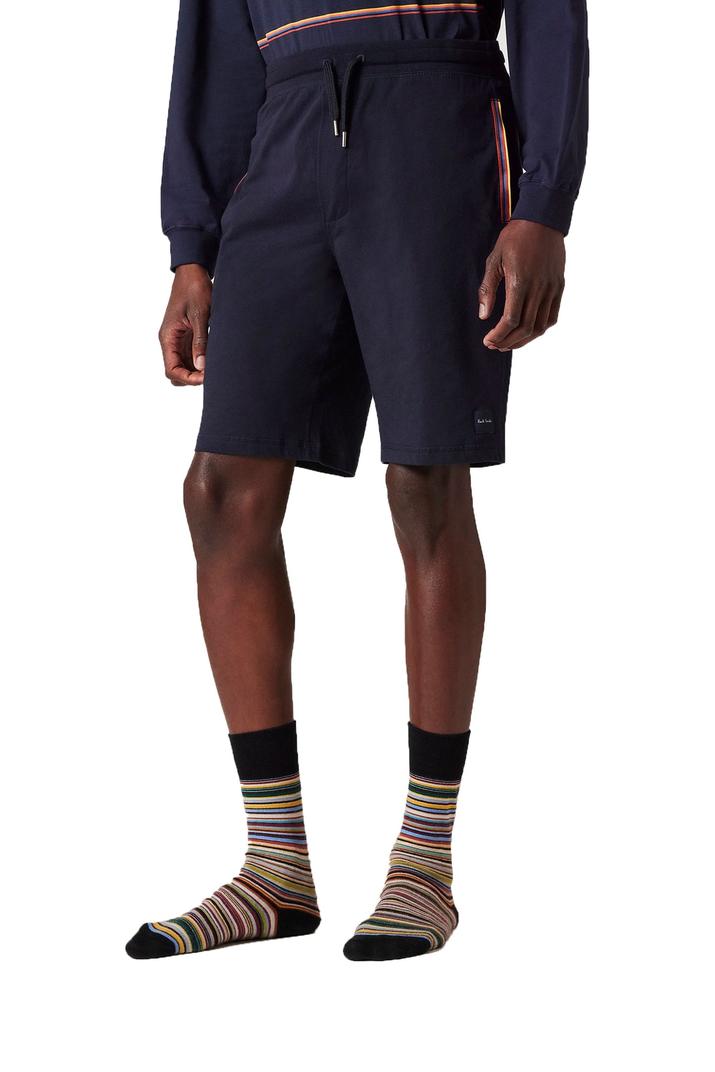 Pantaloncini in jersey Paul Smith blu scuro