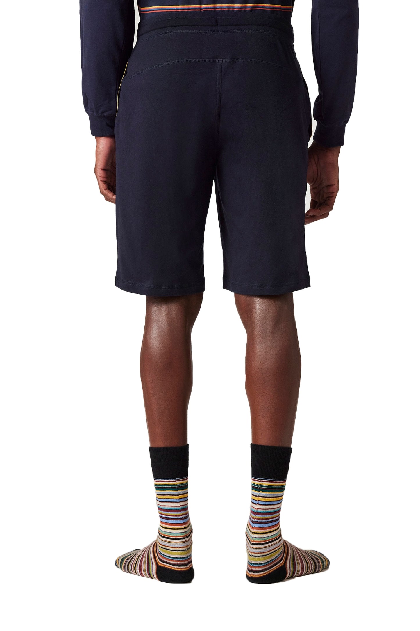 Pantaloncini in jersey Paul Smith blu scuro