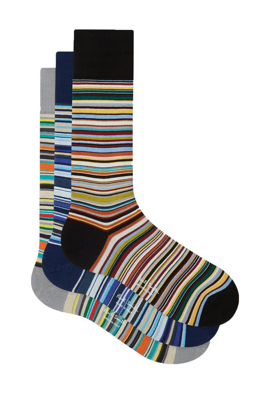 Calzini Paul Smith Signature Stripe 3 paia Multi Stripe