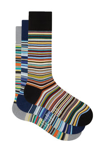 Paul Smith Signature Stripe Socks 3 Pack Multi Stripe Paul Smith