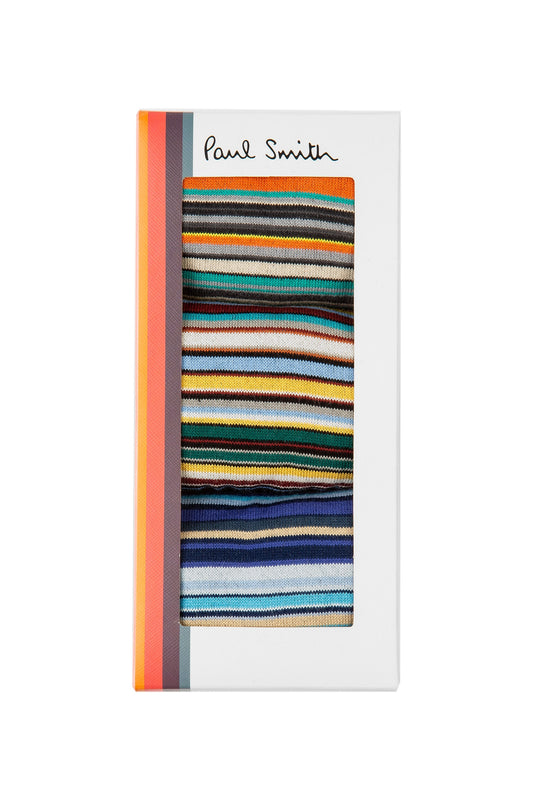 Calzini Paul Smith Signature Stripe 3 paia Multi Stripe