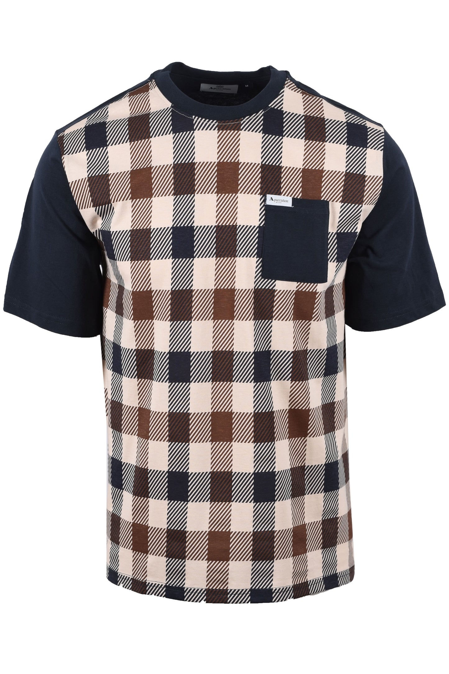 Aquascutum Marco Iconic Front Pocket T-shirt Navy