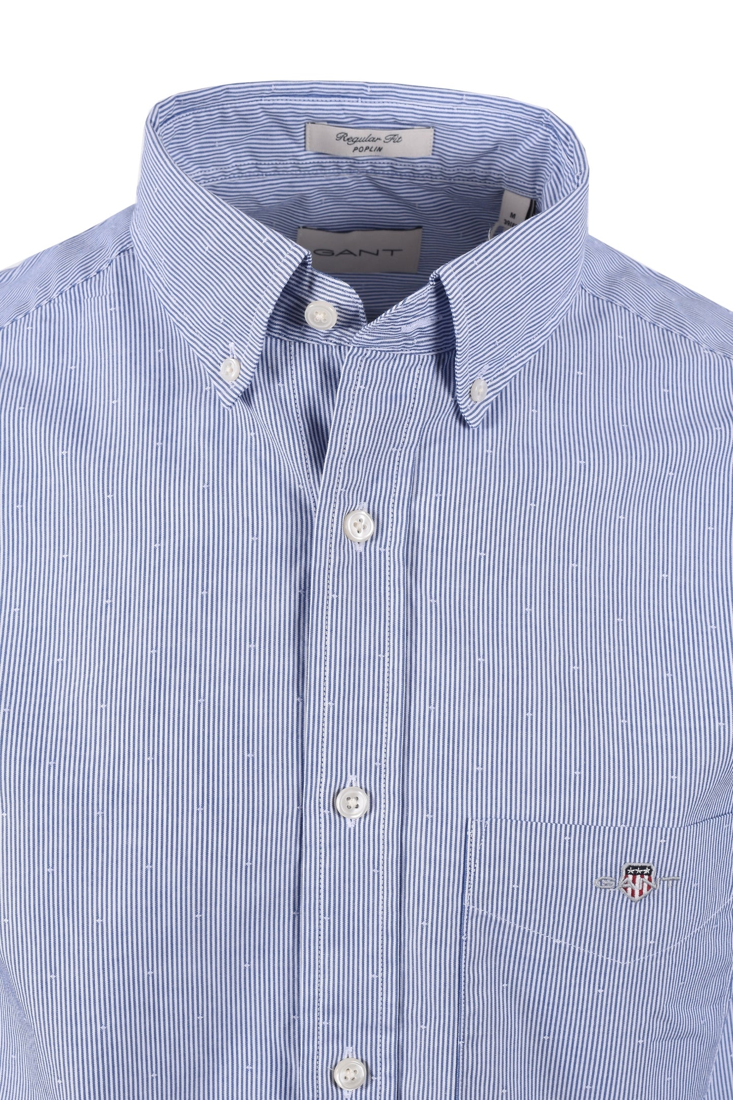 Gant Reg Dobby Dot Stripe Shirt College Blue