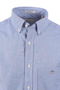 Gant Reg Dobby Dot Stripe Shirt College Blue Gant