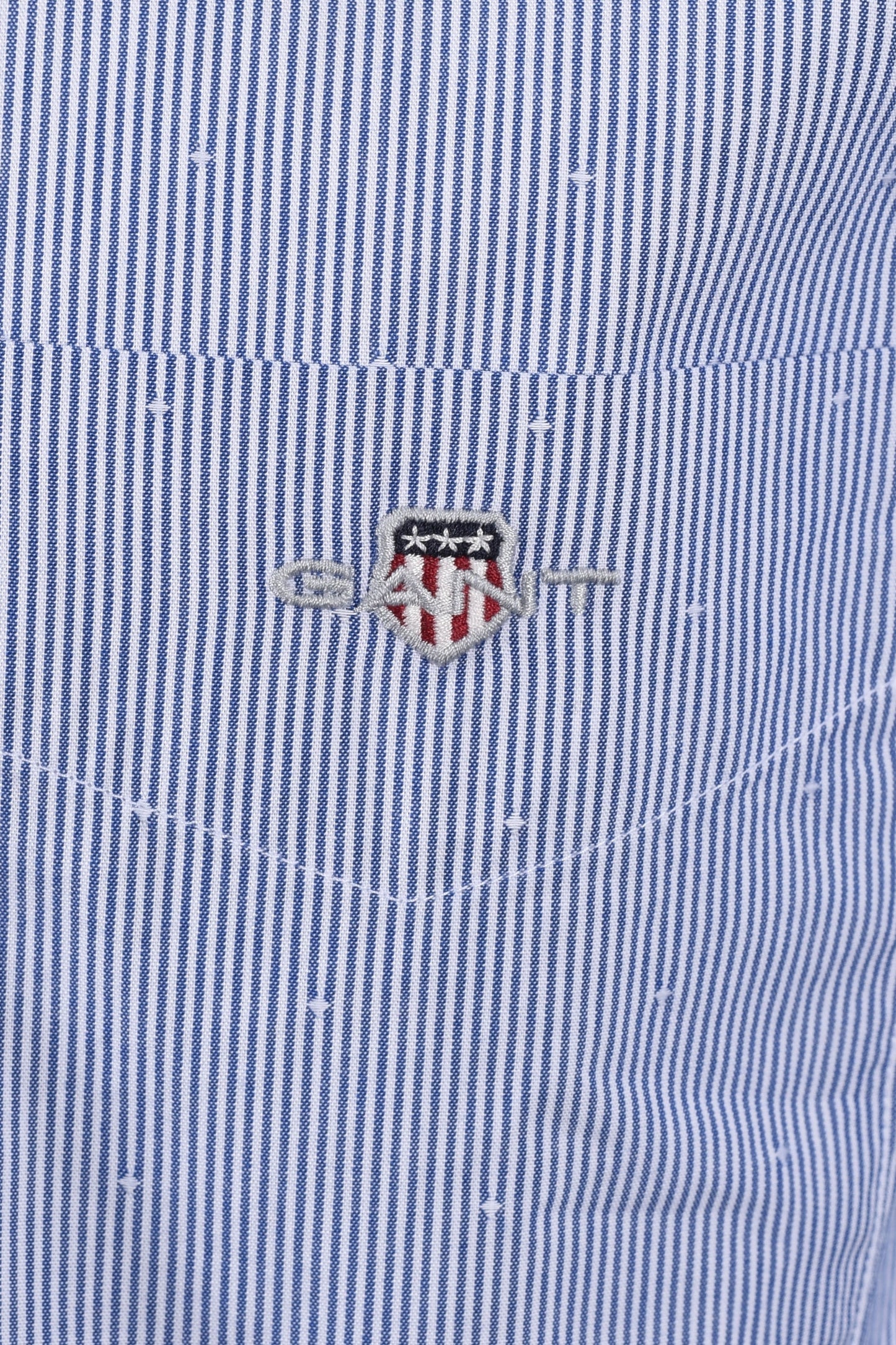 Gant Reg Dobby Dot Stripe Shirt College Blue