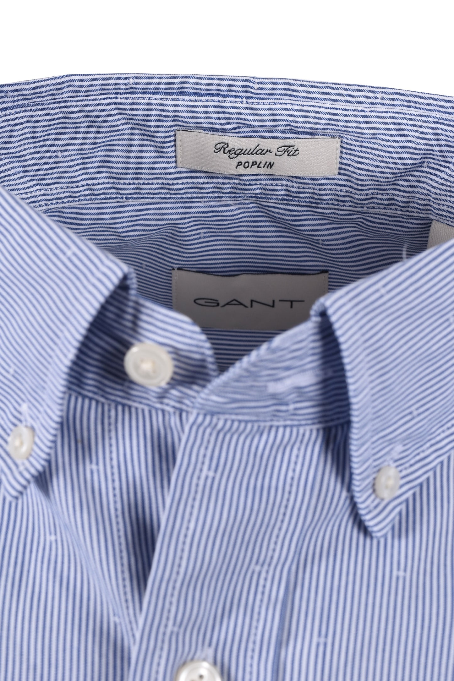 Gant Reg Dobby Dot Stripe Shirt College Blue