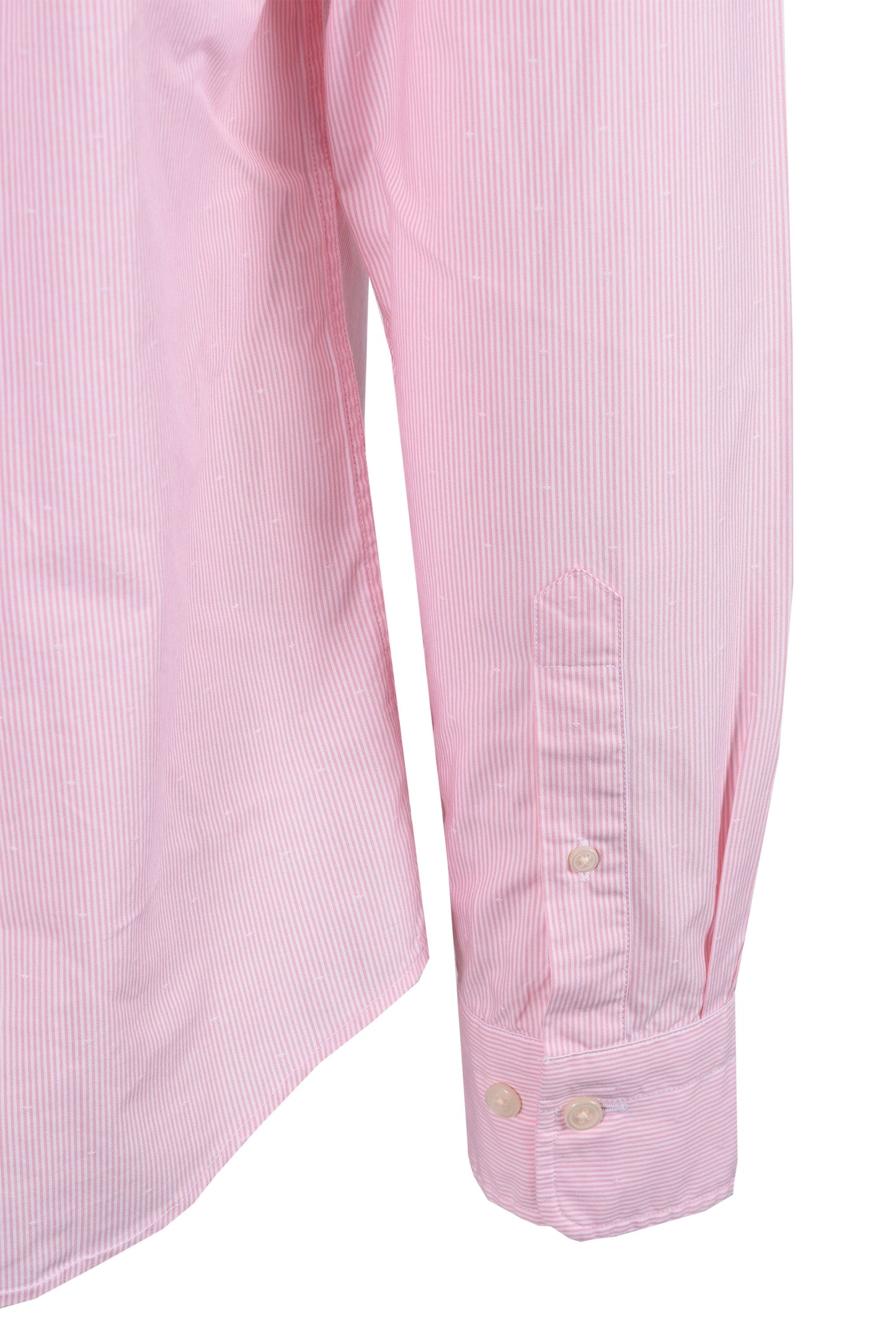 Gant Reg Dobby Dot Stripe Shirt Geranium Pink