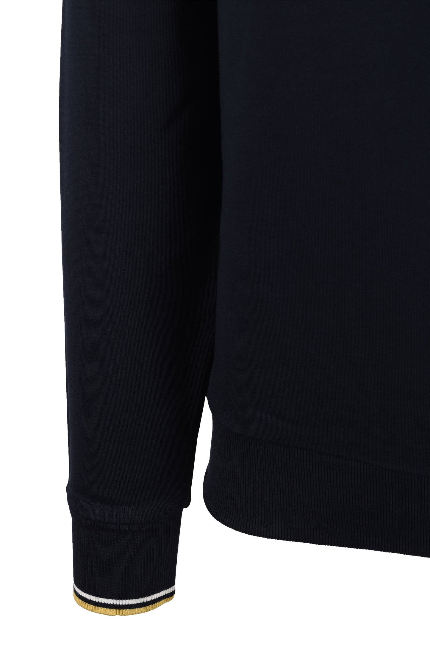 Fred Perry Crew Neck Sweatshirt Navy/Ecru/Honeycomb
