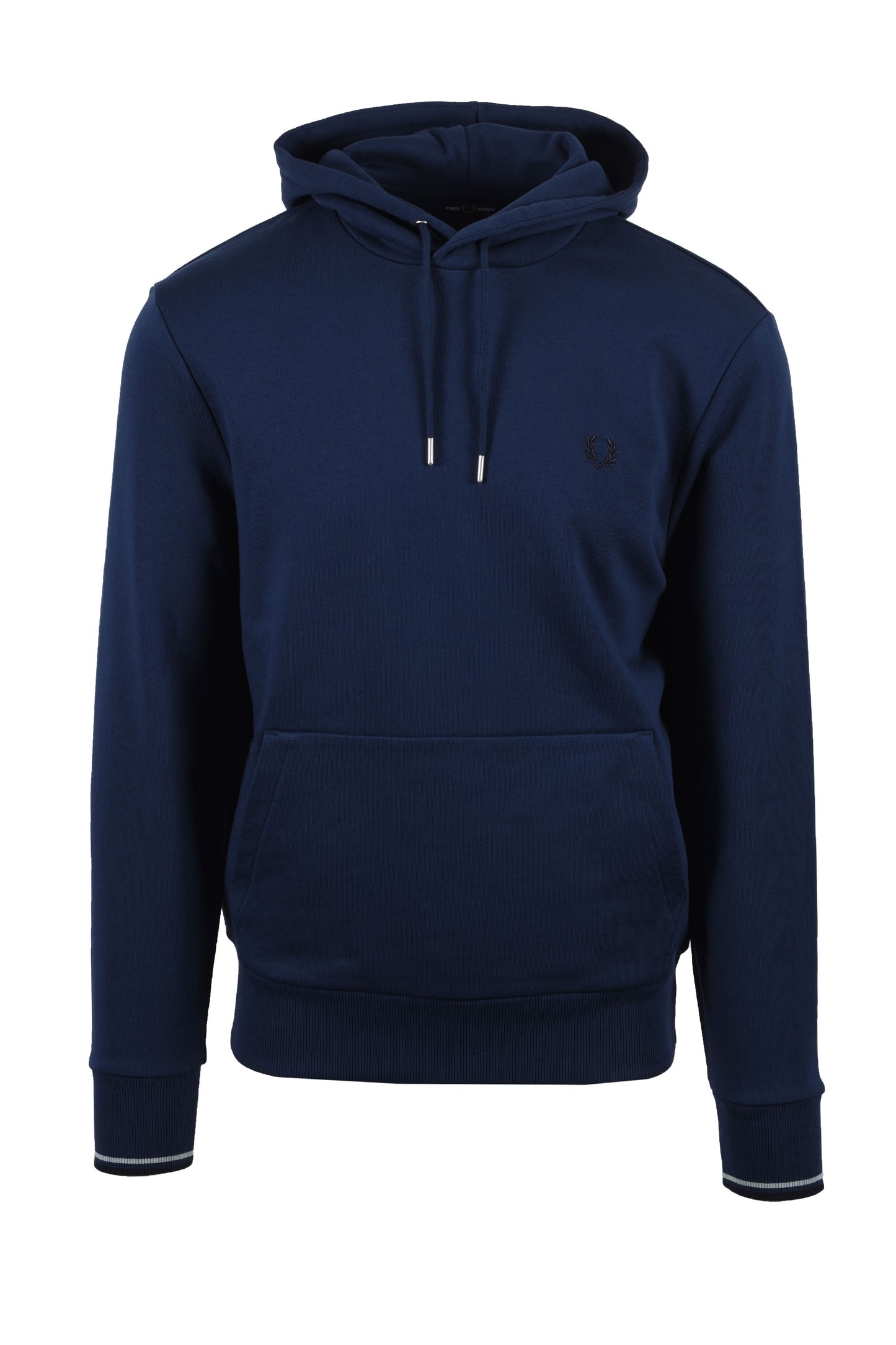 Fred Perry Tipped Hooded Sweatshirt Tennis Blue