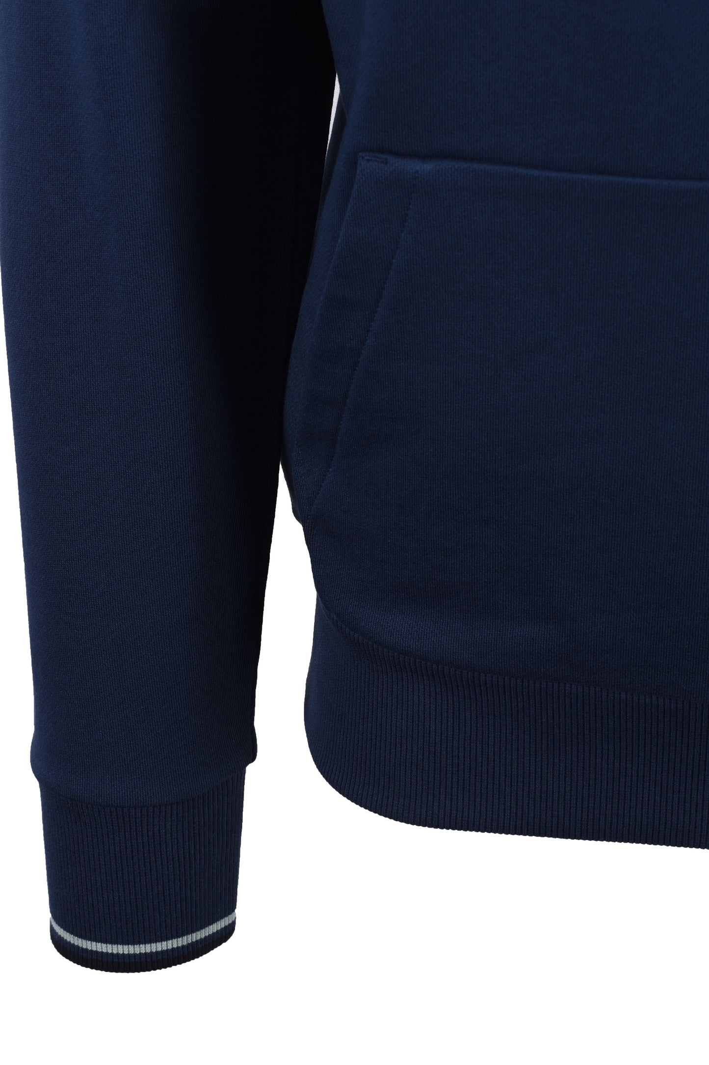 Fred Perry Tipped Hooded Sweatshirt Tennis Blue