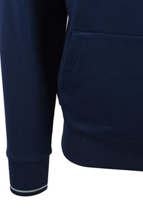 Fred Perry Tipped Hooded Sweatshirt Tennis Blue Fred Perry