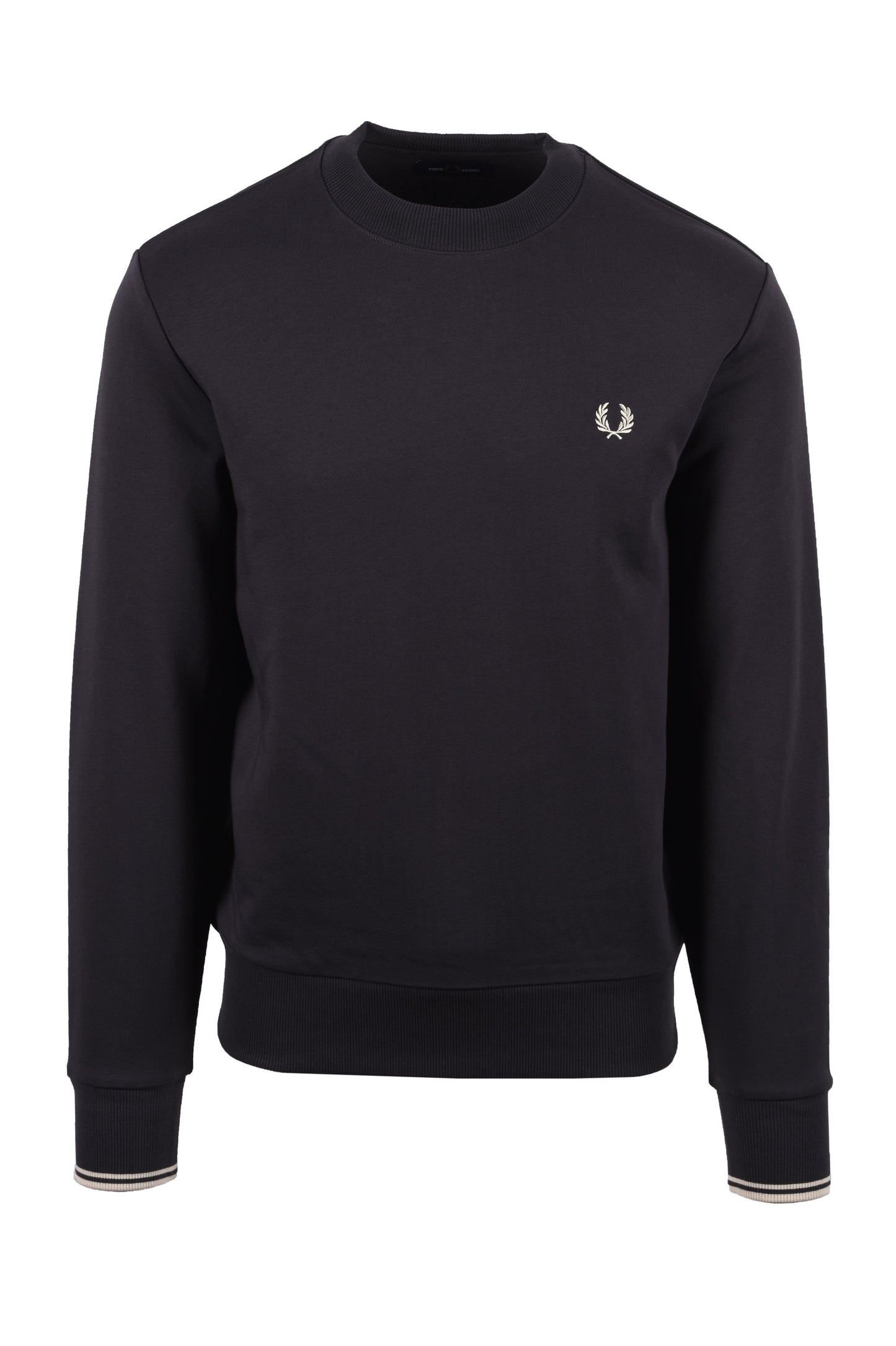 Fred Perry Crew Neck Sweatshirt Anchor Grey/Oatmeal
