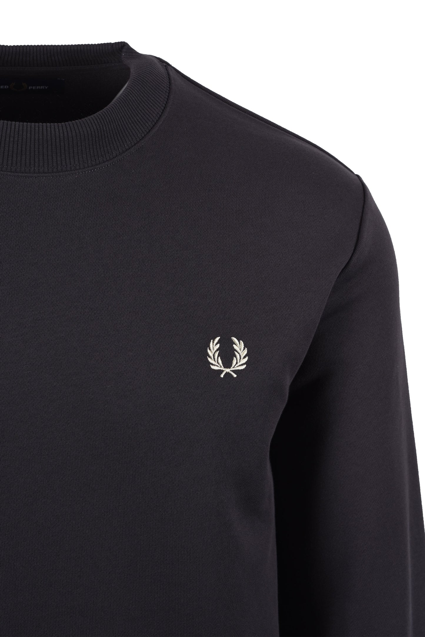 Fred Perry Crew Neck Sweatshirt Anchor Grey/Oatmeal