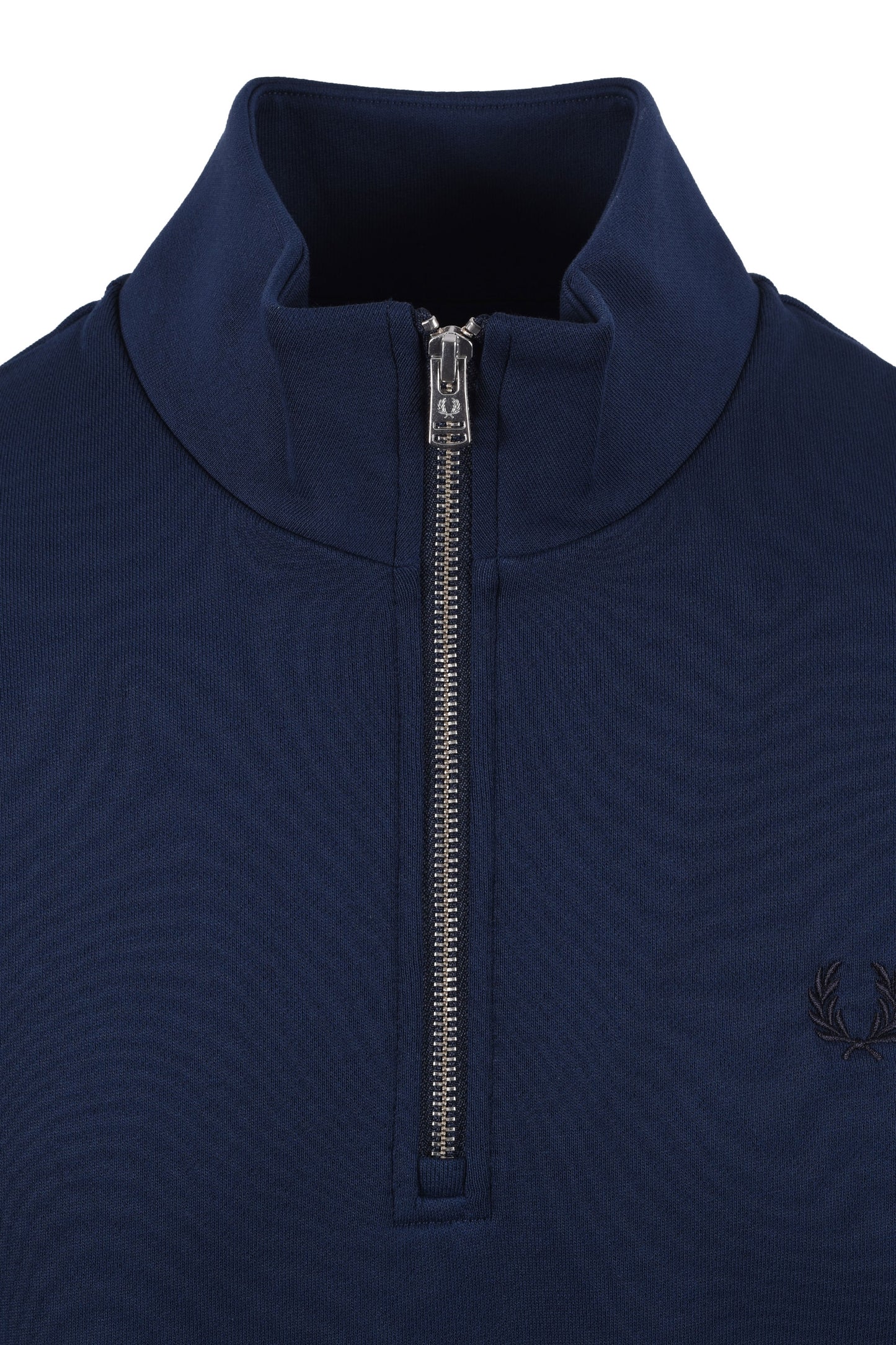 Fred Perry Half Zip Sweatshirt Tennis Blue