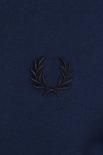 Fred Perry Half Zip Sweatshirt Tennis Blue Fred Perry