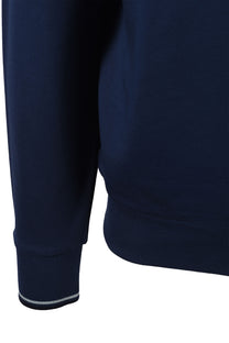 Fred Perry Half Zip Sweatshirt Tennis Blue Fred Perry