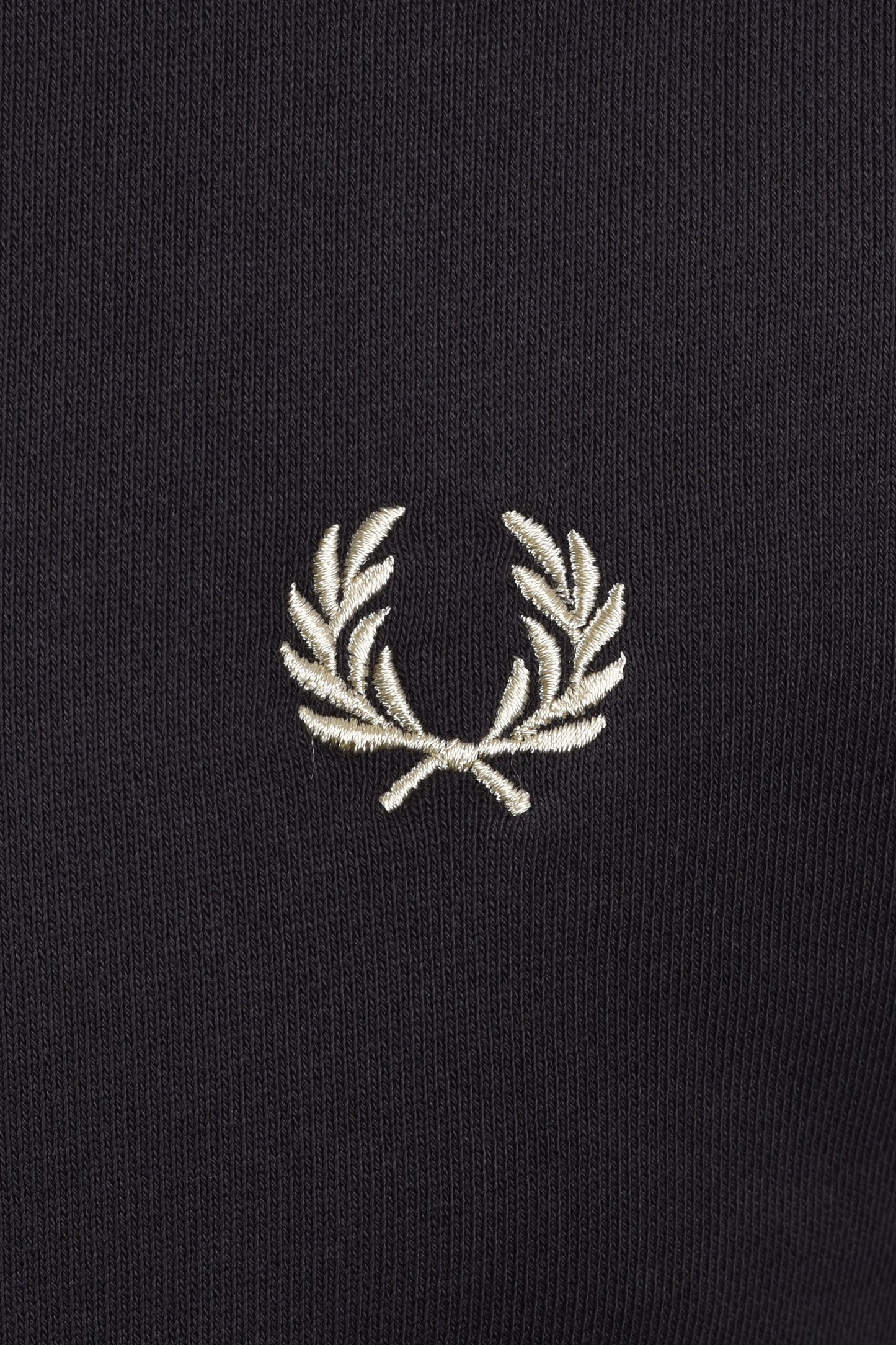 Fred Perry Half Zip Sweatshirt Anchor Grey/Oatmeal