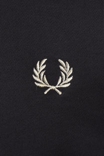 Fred Perry Half Zip Sweatshirt Anchor Grey/Oatmeal Fred Perry