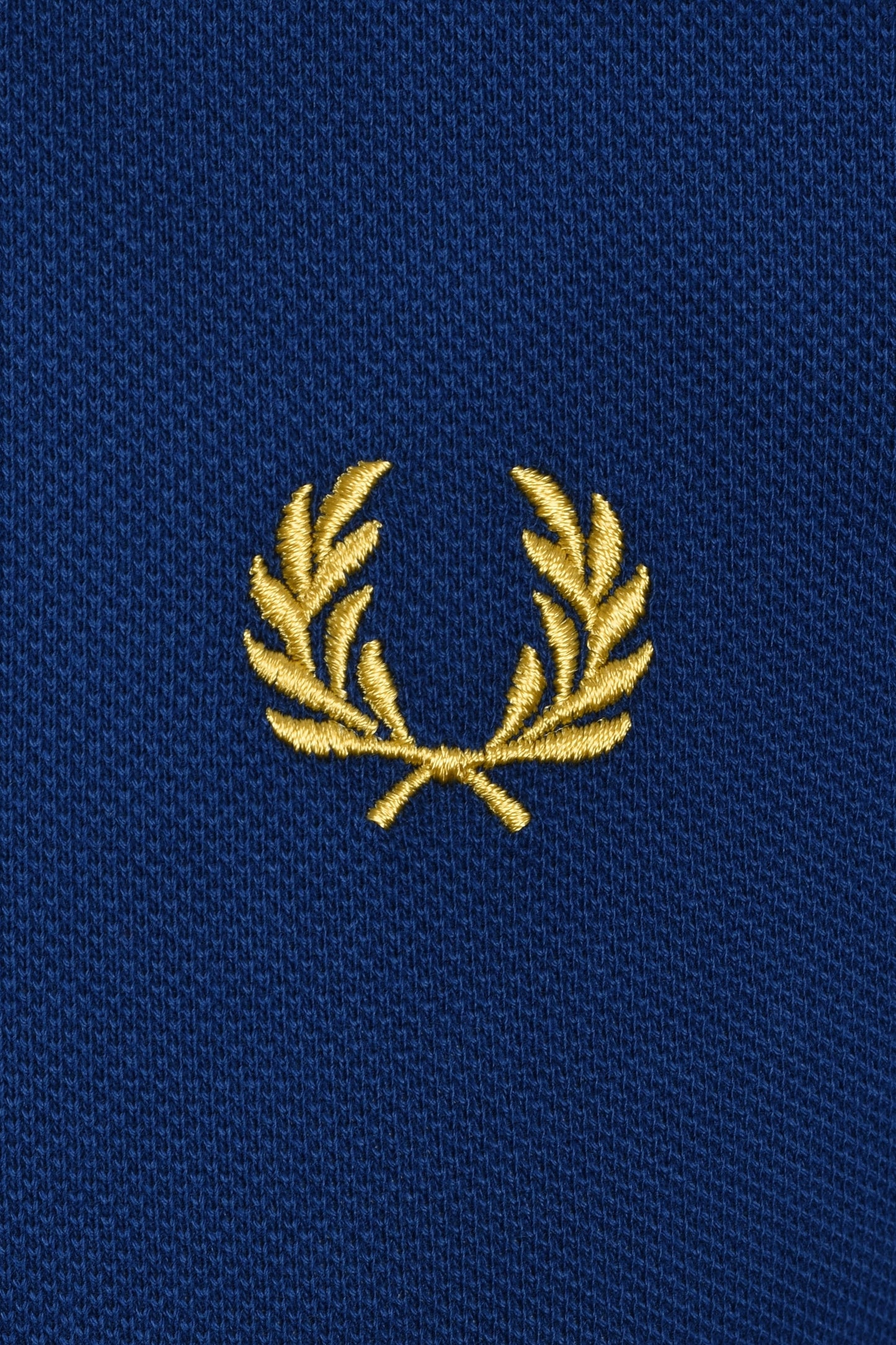 Fred Perry Twin Tipped Polo Shirt Shaded Cobalt/Oatmeal/Honeycomb