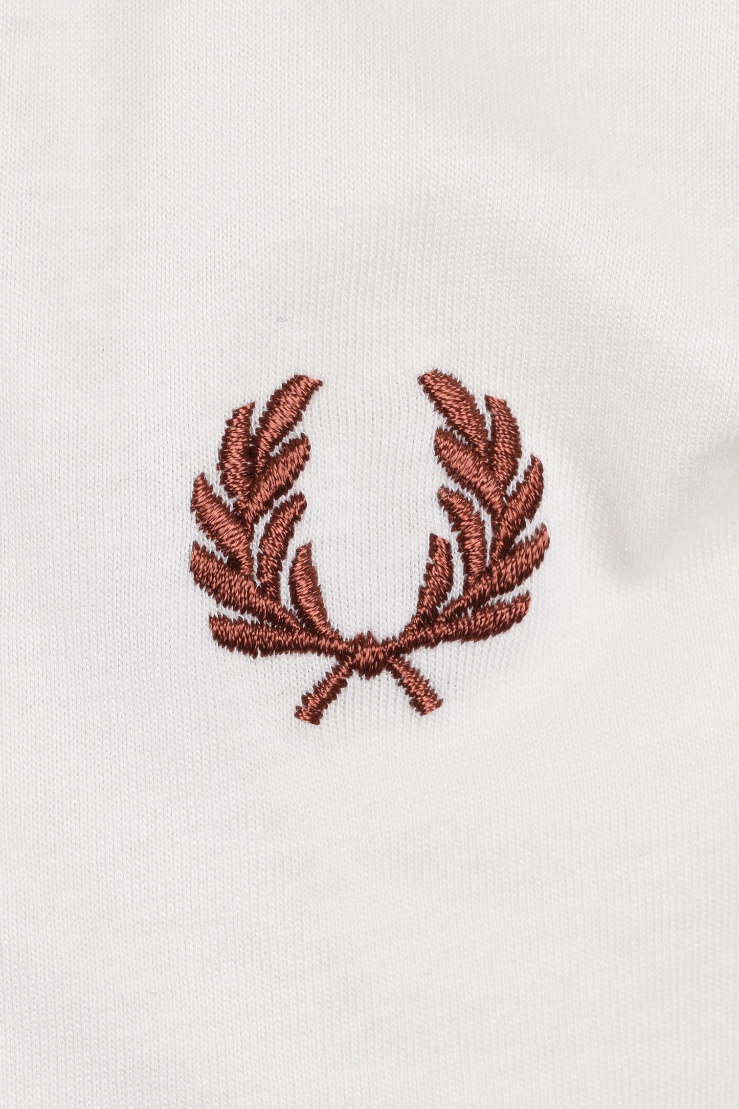 Fred Perry Twin Tipped T-shirt Ecru/Silver Blue/Cinnamon