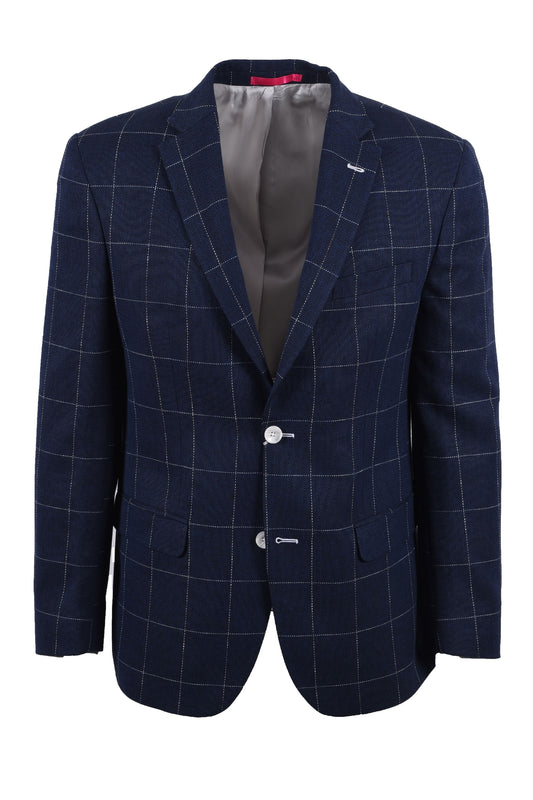 Mazzelli Jacket Blue Check