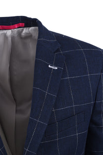 Mazzelli Jacket Blue Check Mazzelli