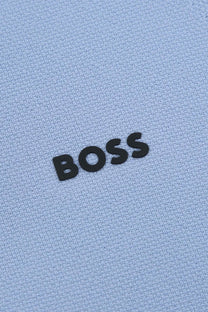 Boss K_seamless Tech_qz Half Zip Knitwear Open Blue Boss Green