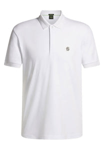 Boss Paddy Polo Tl White Boss Green