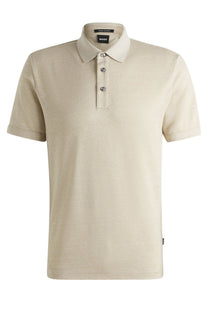 Boss H-press 28 Polo Shirt Light Beige Boss Black