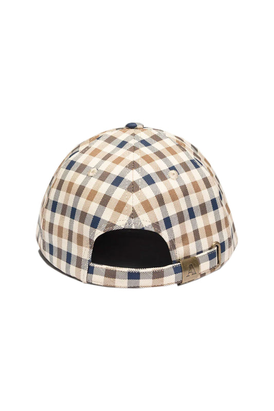 Aquascutum Active Club Check Baseball Cap
