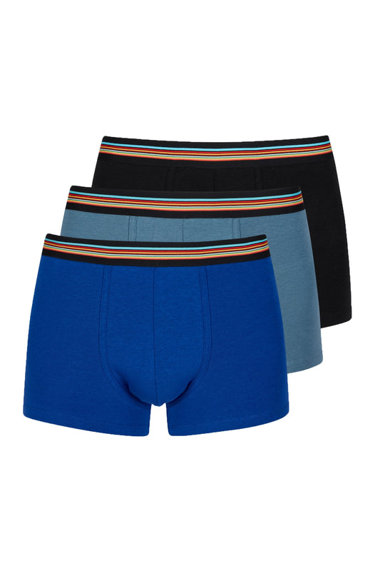 Paul Smith 3 Pack Boxers Blue