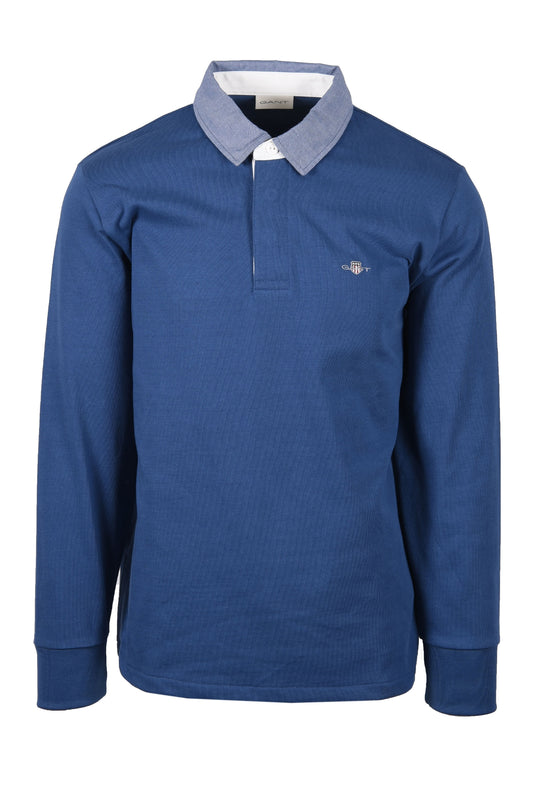 Gant Reg Chambray Heavy Rugger Blu intenso