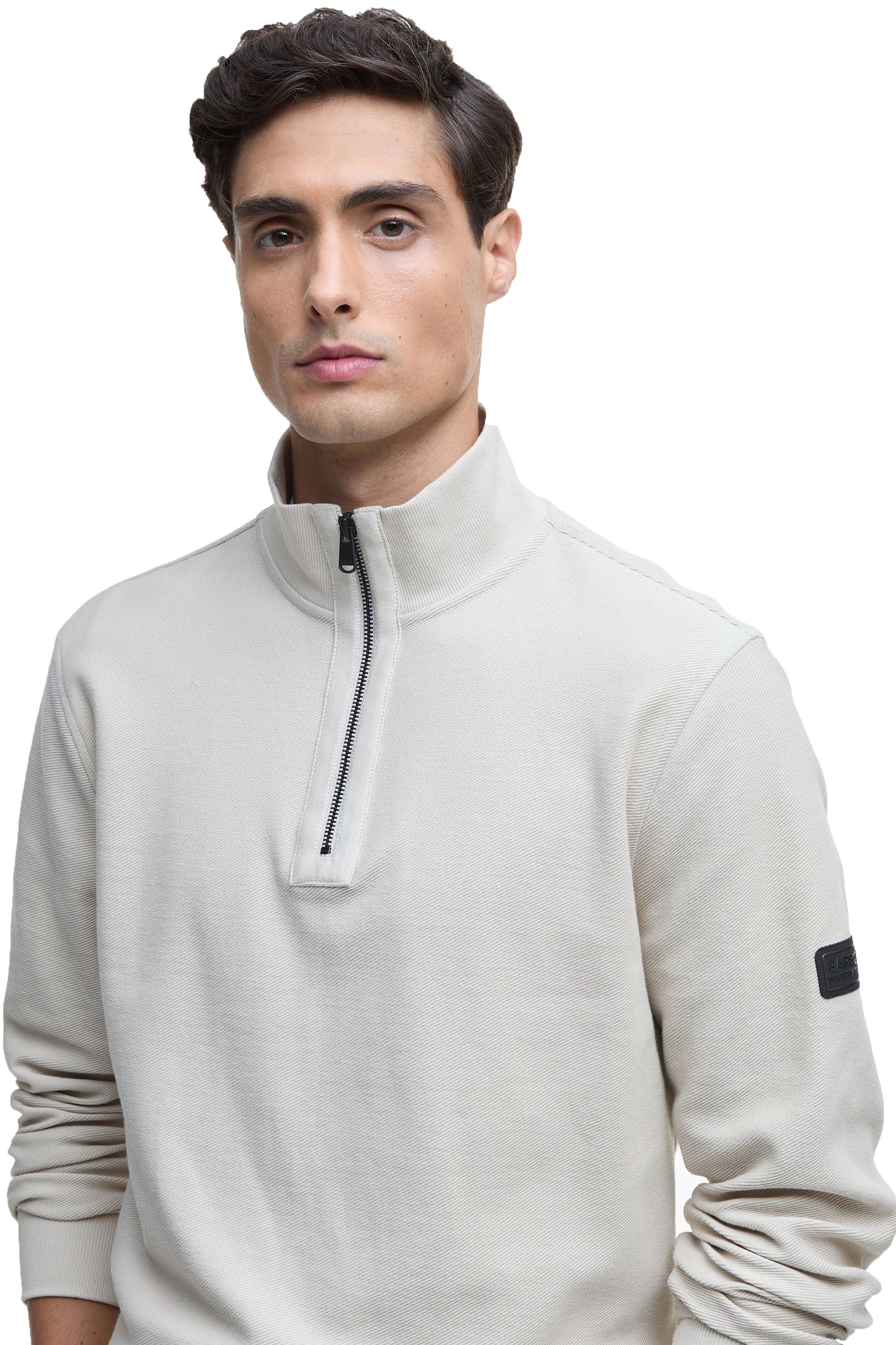 Barbour International Samuel Half Zip Sweatshirt Mist