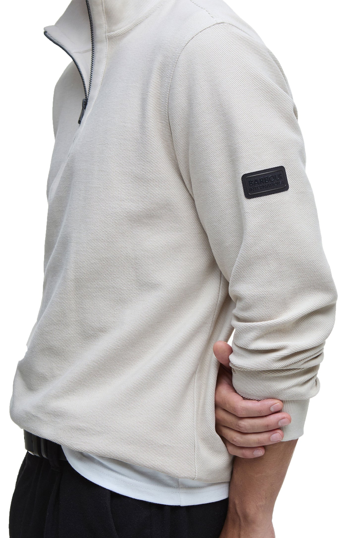 Barbour International Samuel Half Zip Sweatshirt Mist