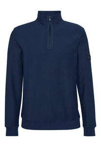 Barbour International Samuel Half Zip Sweatshirt Navy Barbour International