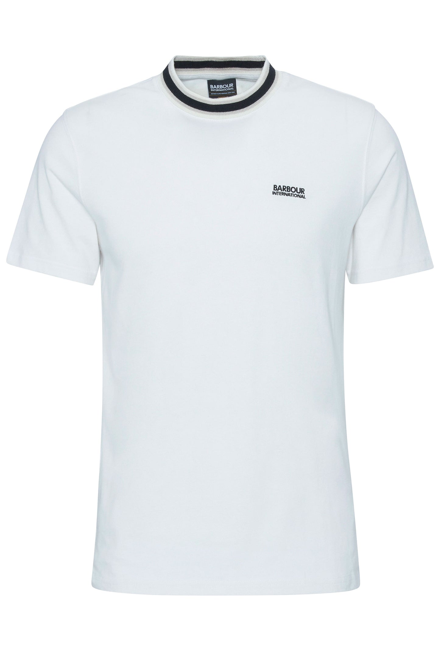 Barbour International Luca Tipped T-shirt Whisper White
