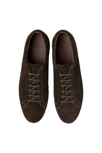 Loake Sprint Casual Shoe Dark Brown Suede Loake