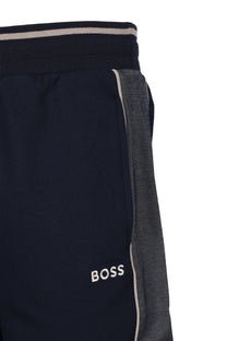 Boss Tracksuit Shorts Dark Blue Boss Black