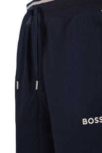 Boss Tracksuit Shorts Dark Blue Boss Black